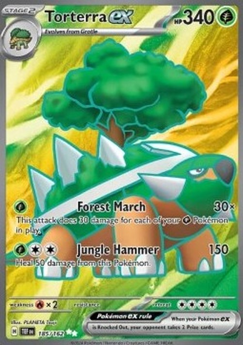 Pokemon Torterra ex (TEF 185)