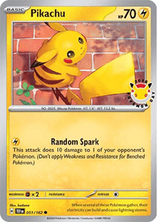 Pokemon Pikachu  (TEF 051)