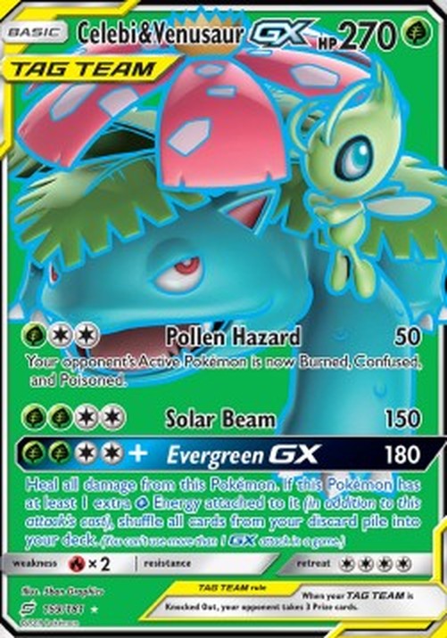 Pokemon Celebi & Venusaur GX  (TEU 159)