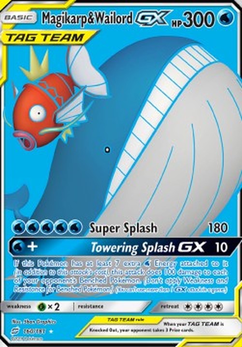 Pokemon Magikarp & Wailord GX (TEU 160)