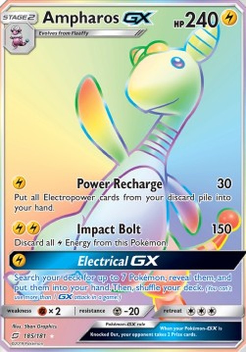 Pokemon Ampharos GX (TEU 185)