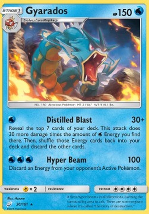 Pokemon Gyarados  (TEU 30)
