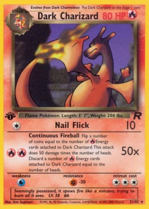Pokemon Dark Charizard (TR 21)