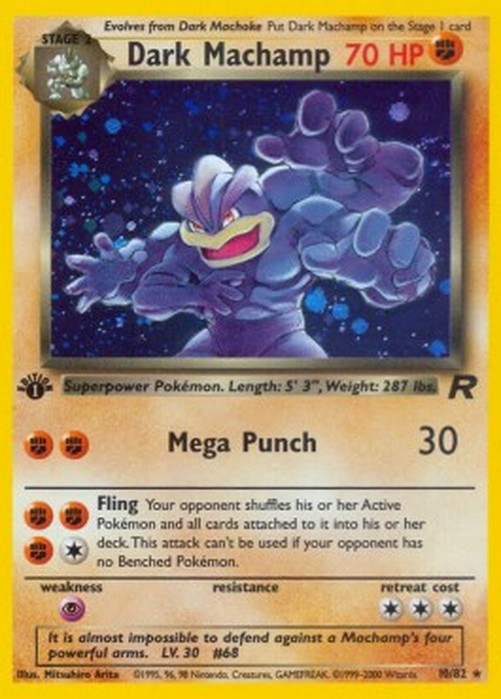 Pokemon Dark Machamp (TR 10)