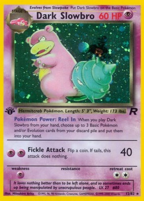 Pokemon Dark Slowbro  (TR 12)