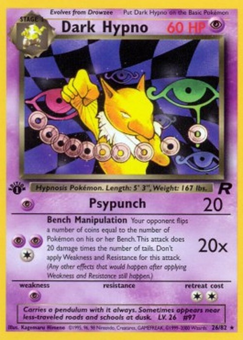 Pokemon Dark Hypno  (TR 26)