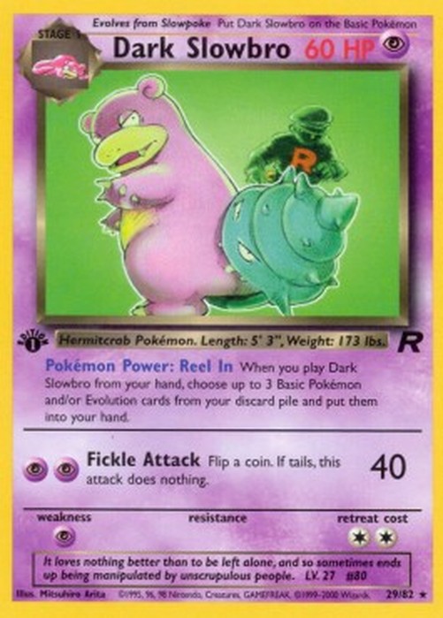 Pokemon Dark Slowbro  (TR 29)