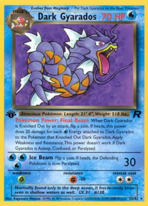 Pokemon Dark Gyarados  (TR 25)