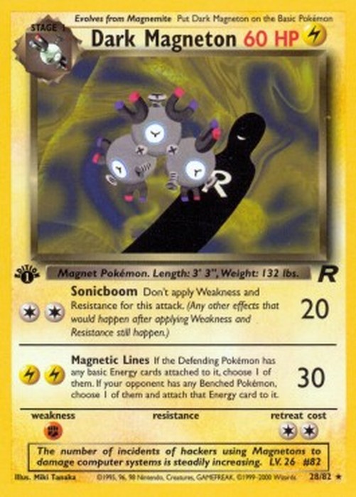 Pokemon Dark Magneton  (TR 28)