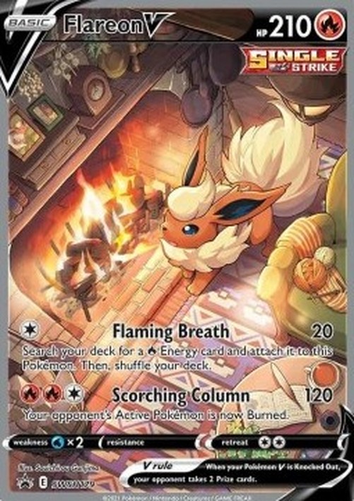 Pokemon Flareon V (SWSH 179)