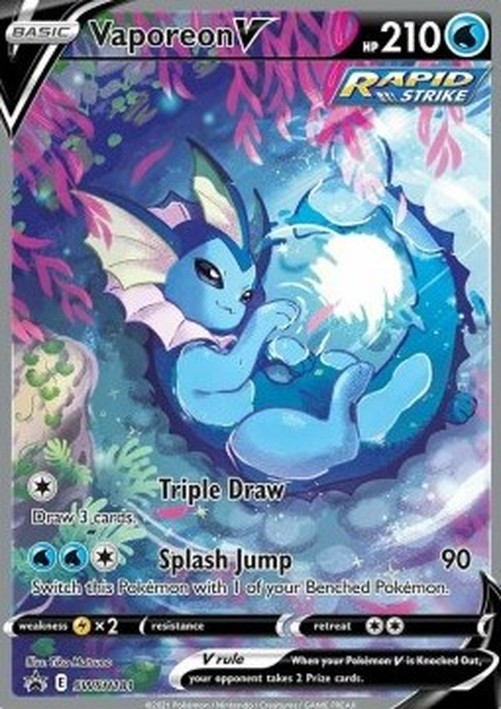Pokemon Vaporeon V  (SWSH 181)