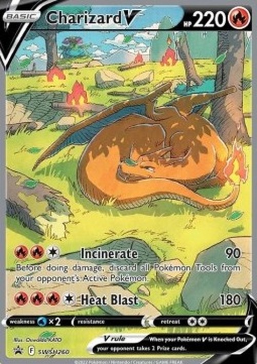 Pokemon Charizard V  (SWSH 260)