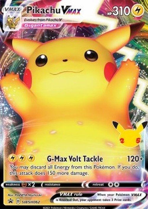 Pokemon Pikachu VMAX  (SWSH 062)