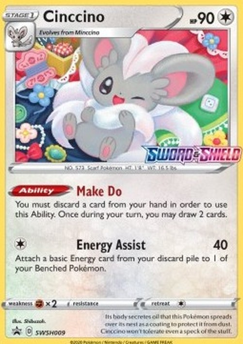 Pokemon Cinccino (SWSH 009)