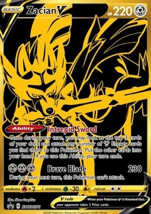 Pokemon Zacian V (SWSH 076)