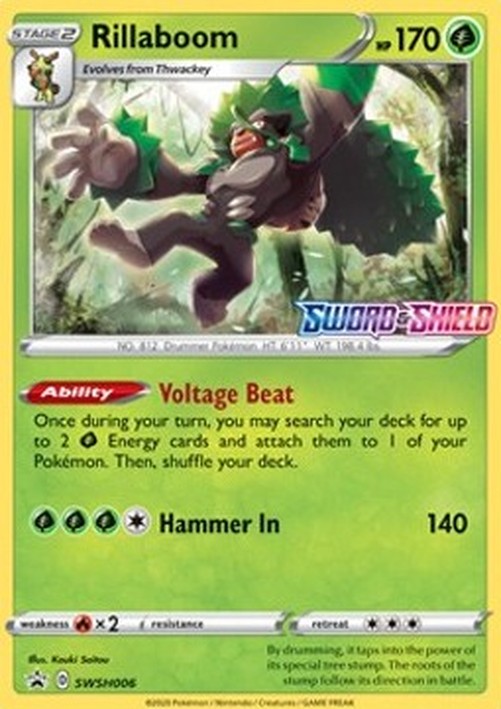 Pokemon Rillaboom (SWSH 006)