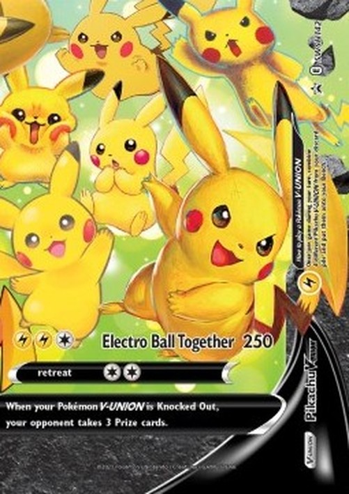 Pokemon Pikachu V-UNION  (SWSH 142)