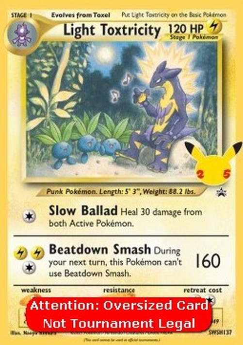 Pokemon Light Toxtricity  (SWSH 137)
