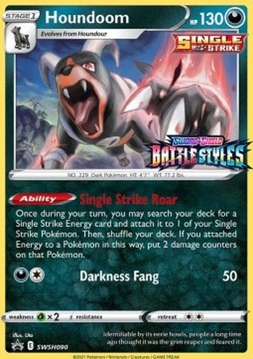 Pokemon Houndoom  (SWSH 090)