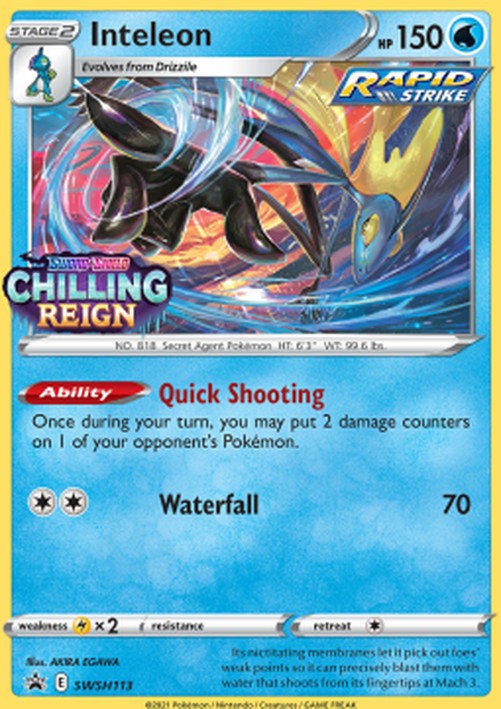 Pokemon Inteleon  (SWSH 113)