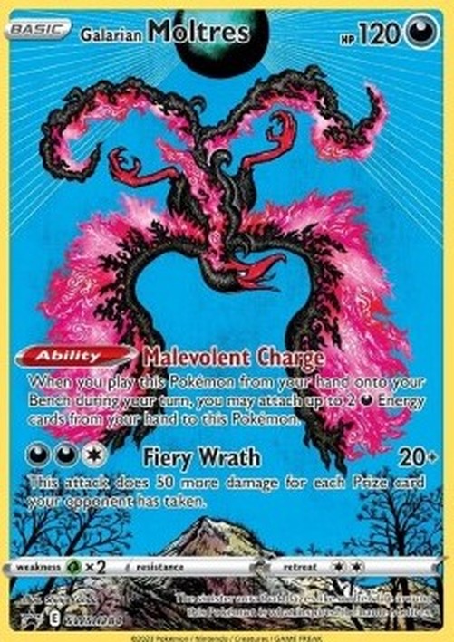Pokemon Galarian Moltres (SWSH 284)