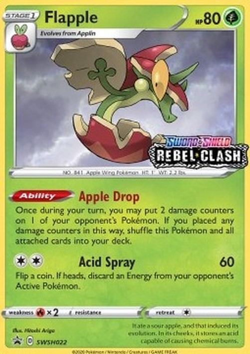 Pokemon Flapple  (SWSH 022)