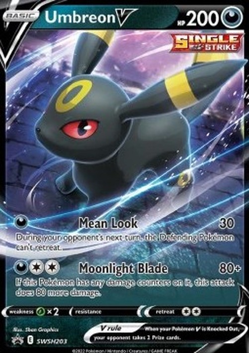 Pokemon Umbreon V  (SWSH 203)