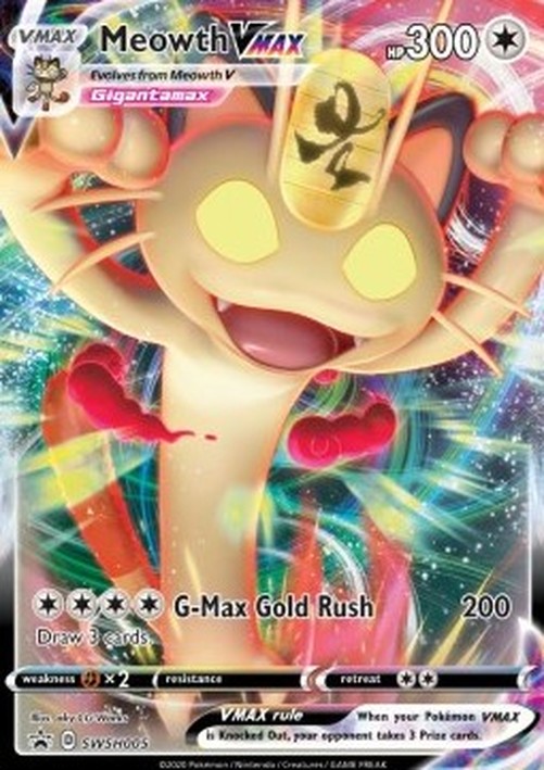 Pokemon Meowth VMAX  (SWSH 005)