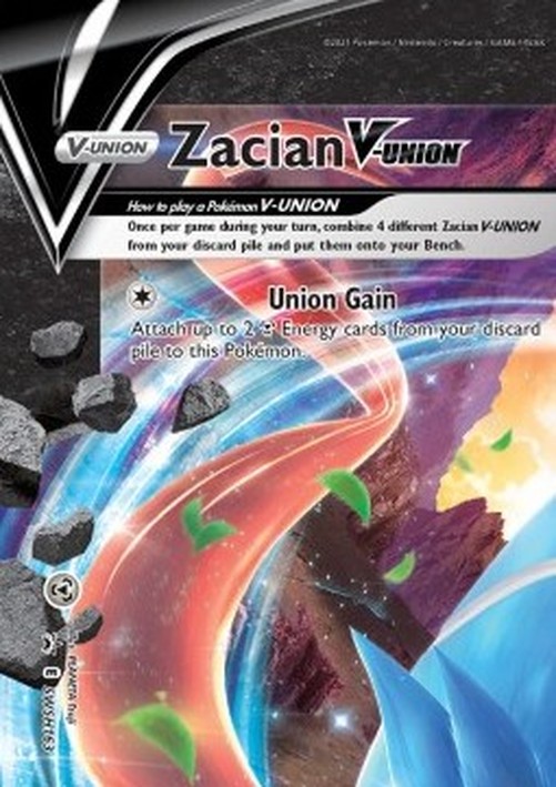 Pokemon Zacian V-UNION (SWSH 163)