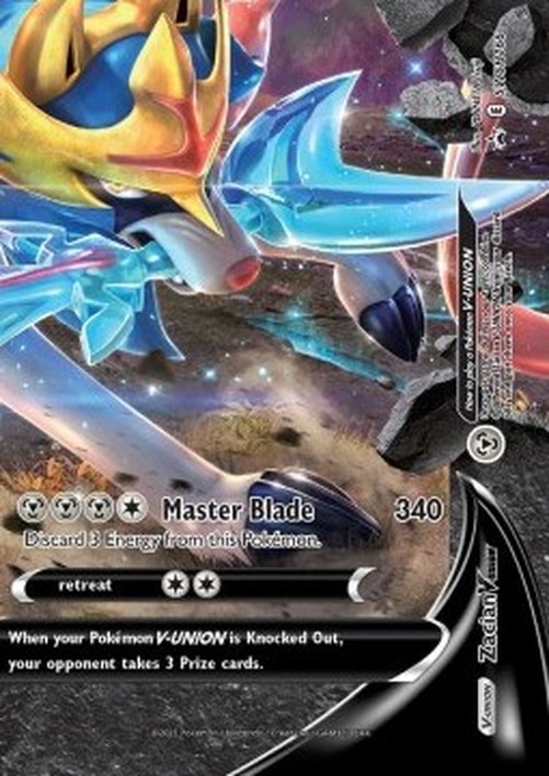 Pokemon Zacian V-UNION  (SWSH 166)