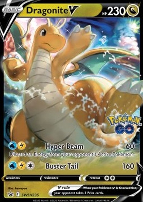 Pokemon Dragonite V  (SWSH 235)