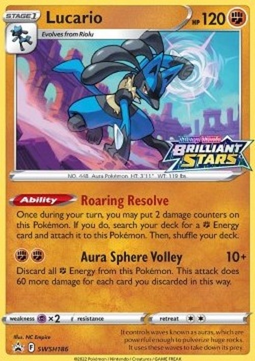 Pokemon Lucario (SWSH 186)