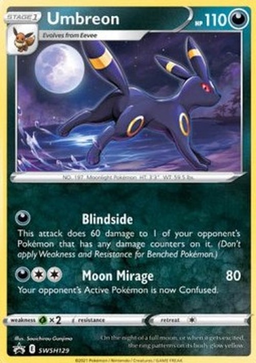 Pokemon Umbreon  (SWSH 129)