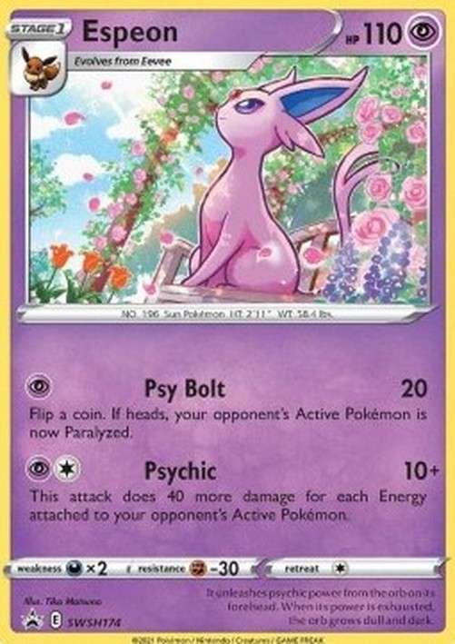 Pokemon Espeon  (SWSH 174)