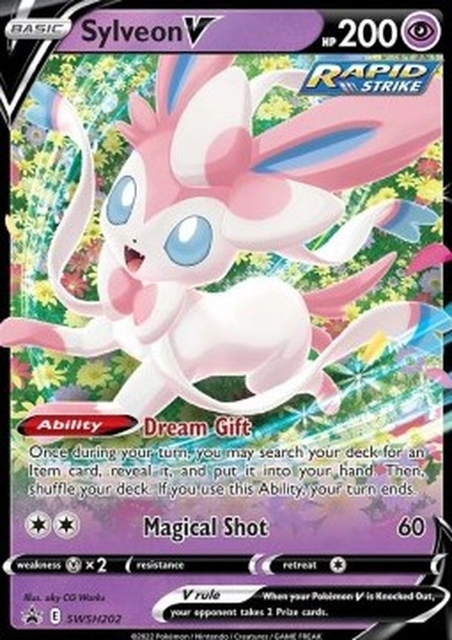 Pokemon Sylveon V (SWSH 202)