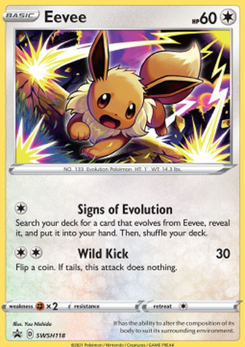 Pokemon Eevee  (SWSH 118)