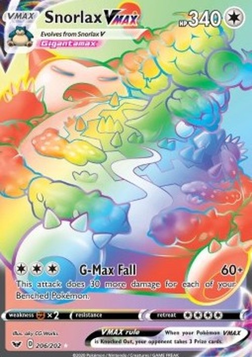 Pokemon Snorlax VMAX (SSH 206)