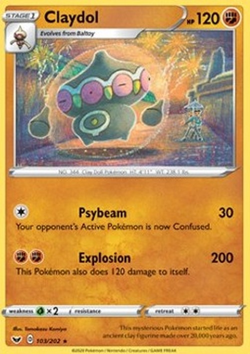 Pokemon Claydol  (SSH 103)