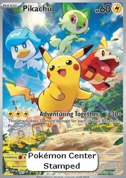 Pokemon Pikachu  (SVP 027)