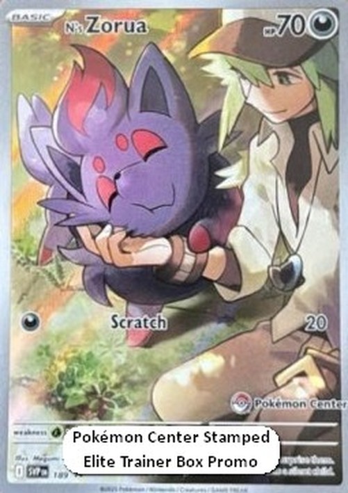 Pokemon N's Zorua (SVP 189)