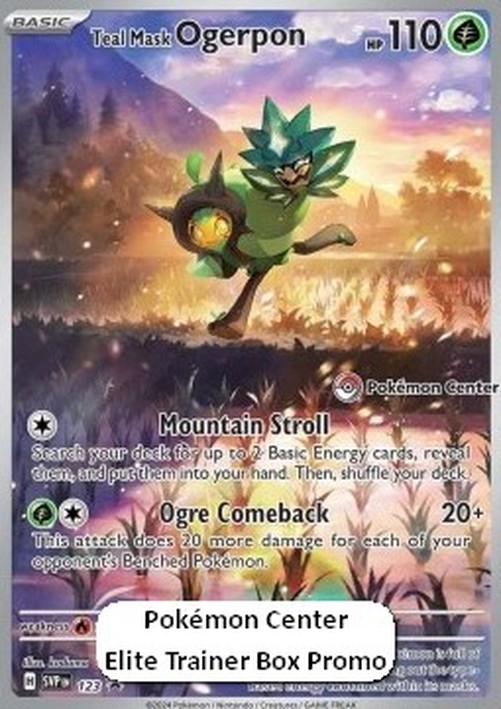 Pokemon Teal Mask Ogerpon  (SVP 123)