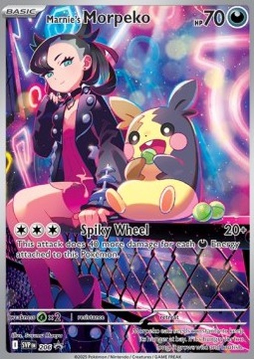 Pokemon Marnie's Morpeko  (SVP 206)