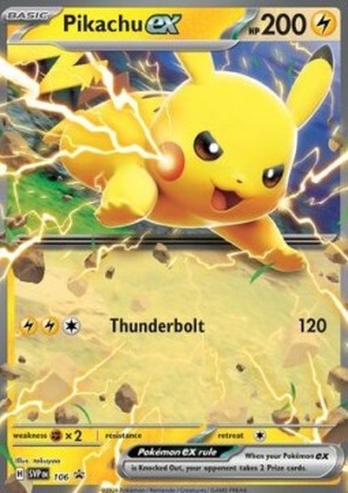 Pokemon Pikachu ex  (SVP 106)