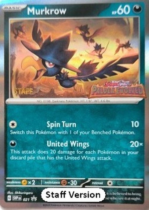 Pokemon Murkrow (SVP 021)