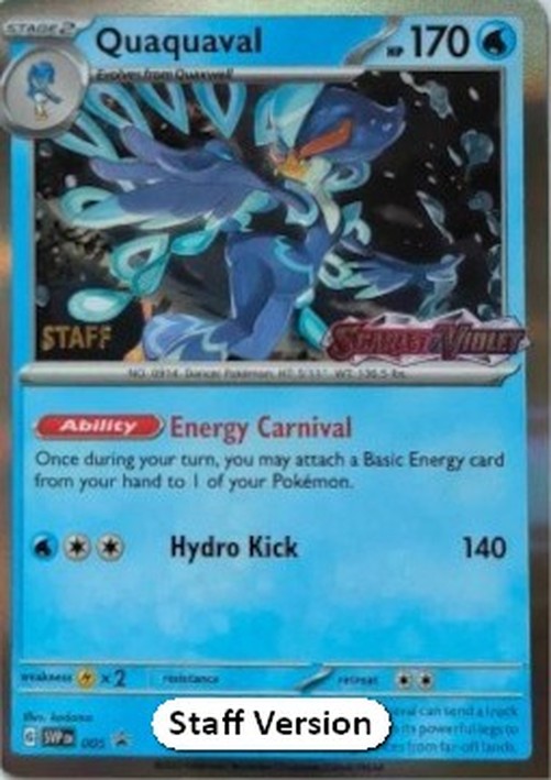 Pokemon Quaquaval  (SVP 005)