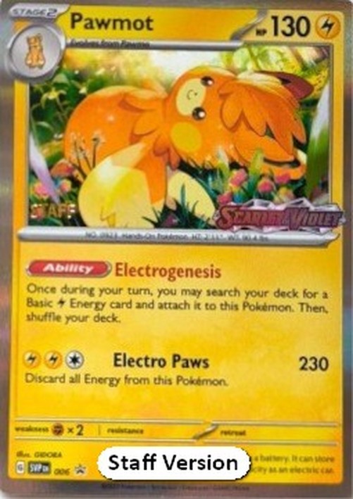 Pokemon Pawmot (SVP 006)