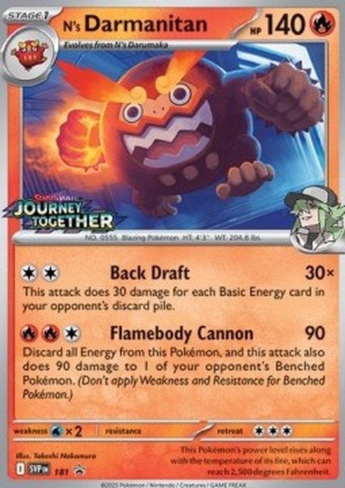 Pokemon N's Darmanitan  (SVP 181)