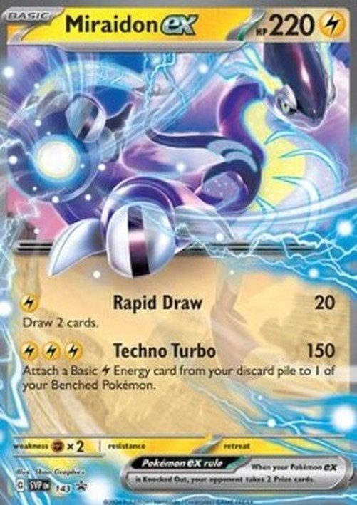 Pokemon Miraidon ex  (SVP 143)