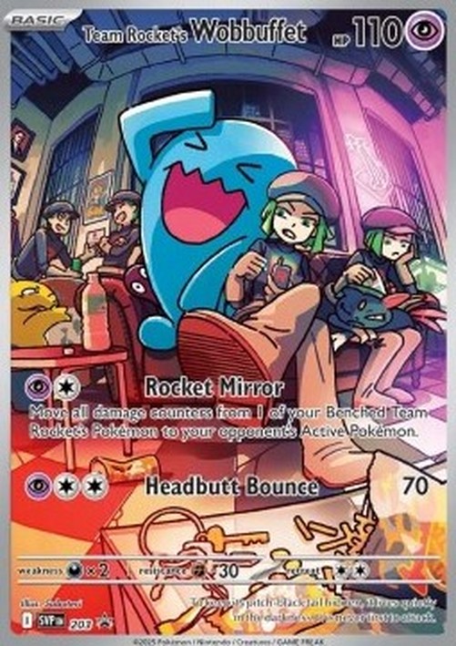 Pokemon Team Rocket's Wobbuffet (SVP 203)