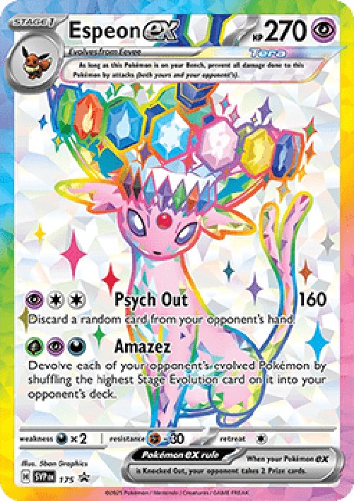 Pokemon Espeon ex  (SVP 175)